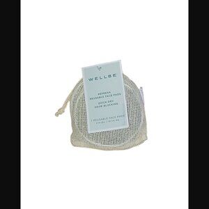 Wellbe Refresh Reusable Face Pads Set Of 7 Size 4" Diameter